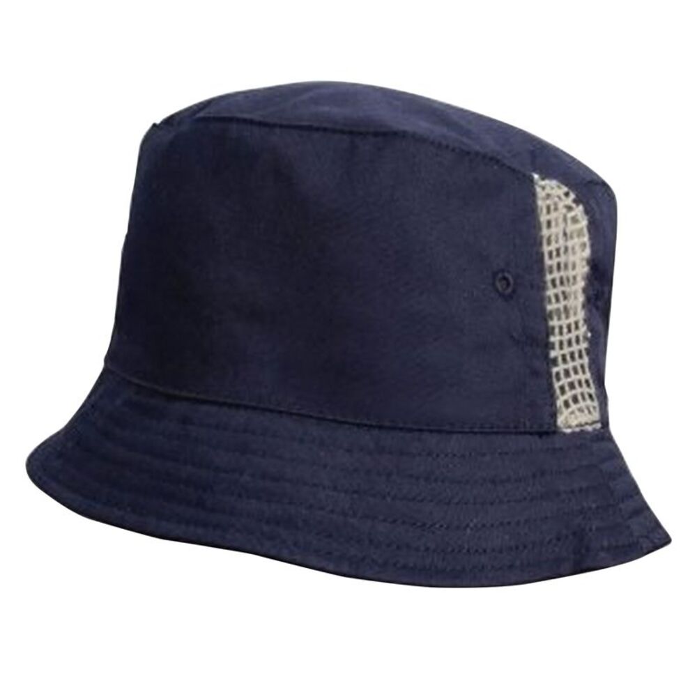 Result Headwear Unisex Cotton Drill Bucket Hat / Navy